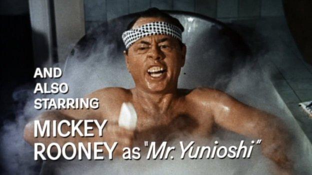 Mickey Rooney as Mr. Yunioshi in Breakfast at Tiffany's