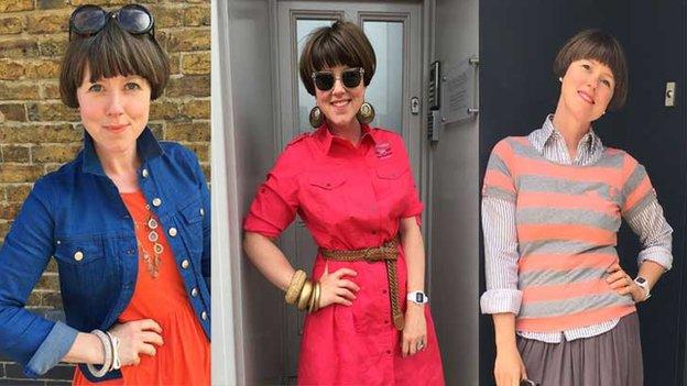 Caroline Jones says she's got "the best wardrobe she's ever had"