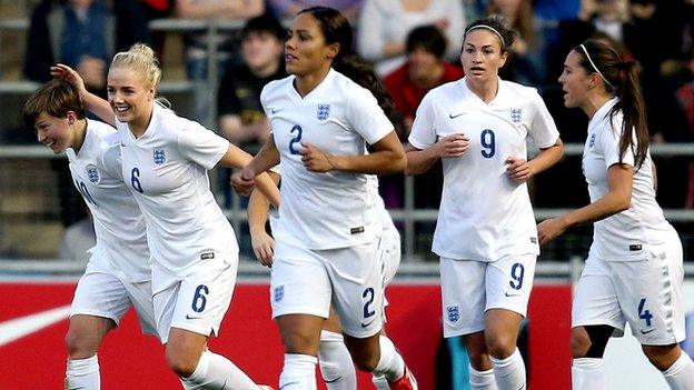 England women's football team players