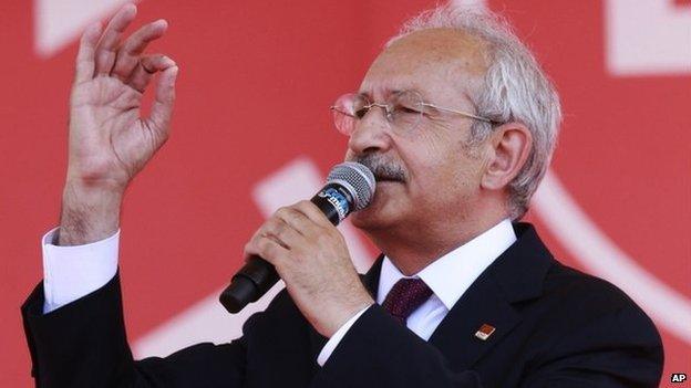 Kemal Kilicdaroglu, leader of Turkey's main opposition Republican People's Party