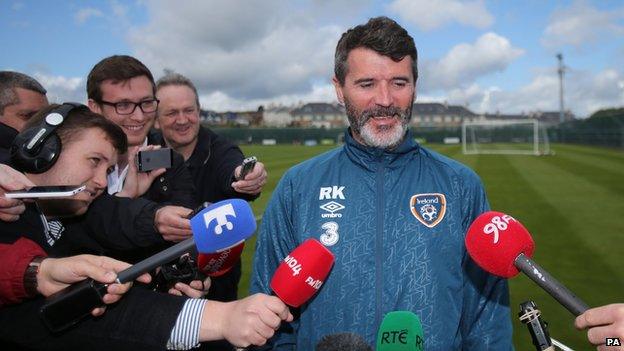 Republic of Ireland assistant manager Roy Keane