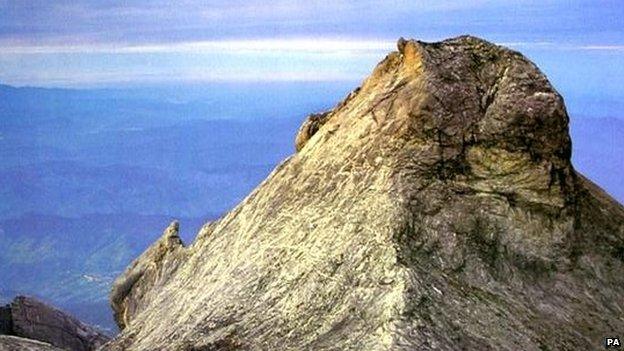 One of the peaks on Mount Kinabalu, Borneo