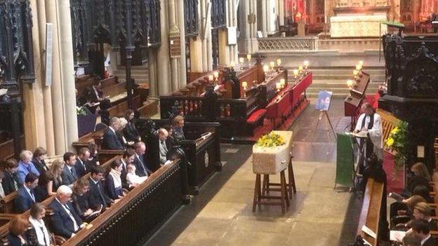 Funeral of Gareth Huntley