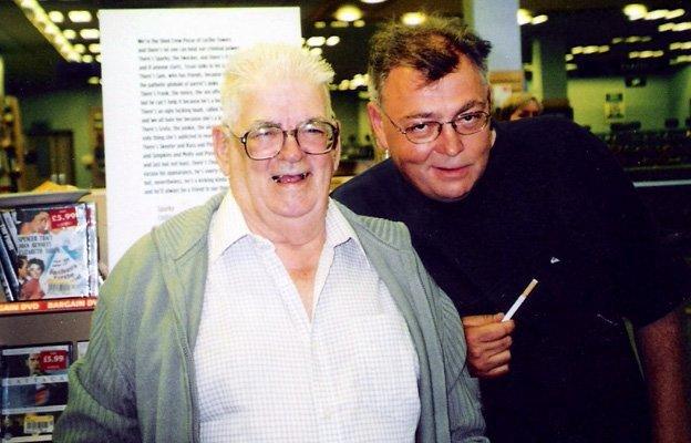 Bernard Hare with his father