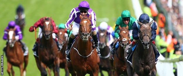 Joseph O'Brien on Australia at the 2014 Epsom Derby