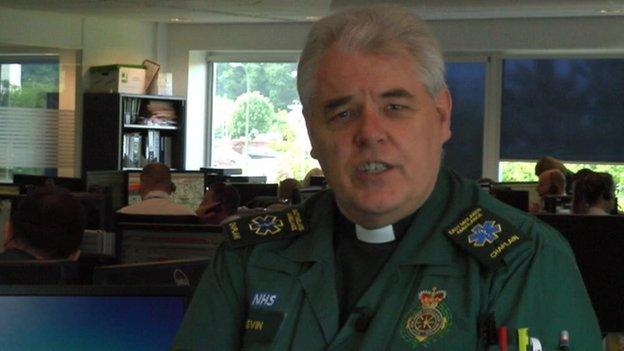 Kevin Charles, EMAS chaplain