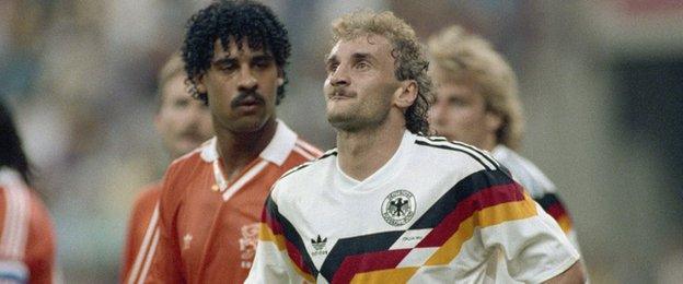 Ruud Gullit and Rudi Voller