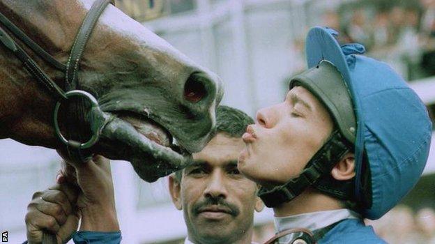 Frankie Dettori seven winners at Ascot in 1996