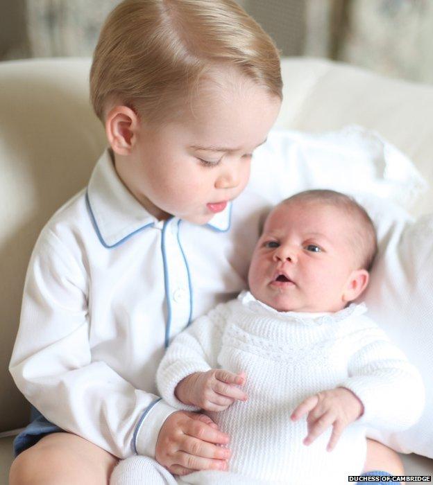 Prince George and Princess Charlotte