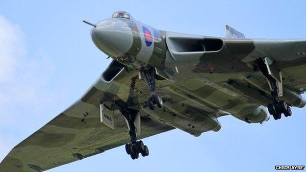 The Vulcan at the air show