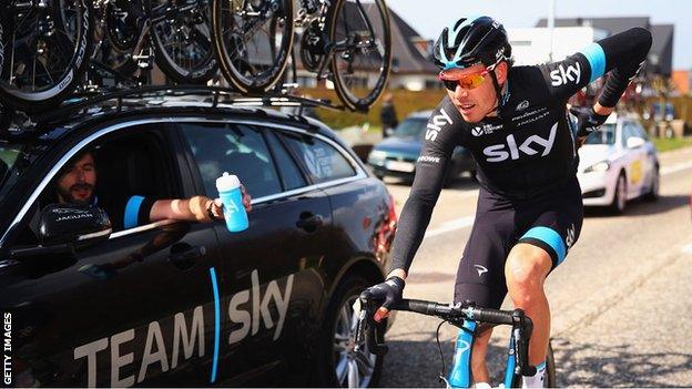 Luke Rowe represented Wales at the 2014 Commonwealth Games in Glasgow and finished sixth in the road race