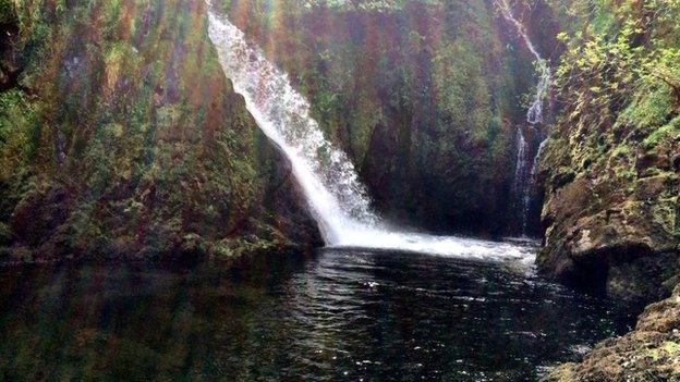 Llanberis waterfall