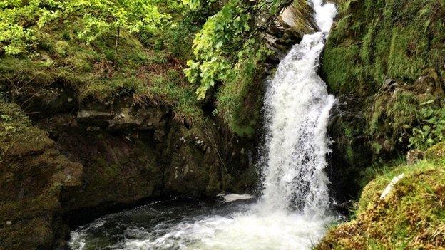 Llanberis waterfall