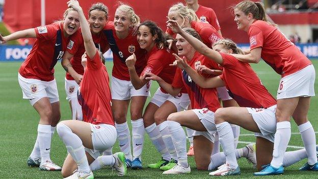 Norway celebrate