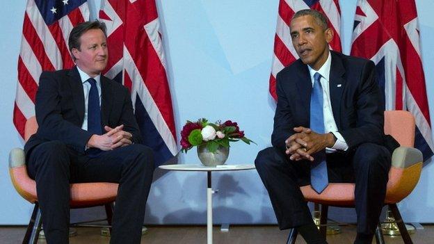 President Barack Obama and Prime Minister David Cameron