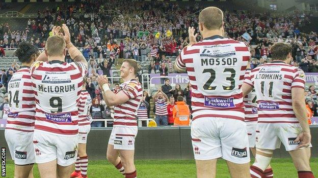 Wigan Warriors players