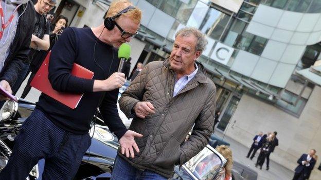 Chris Evans and Jeremy Clarkson