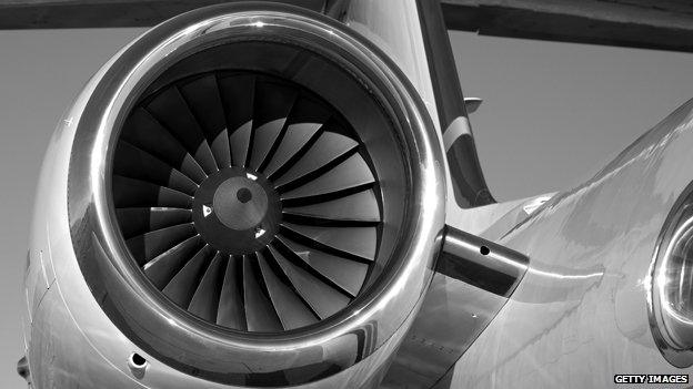 Jet plane engine