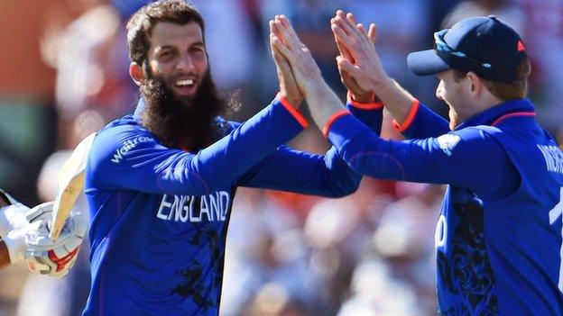 Moeen Ali was in England's Cricket World Cup team down under