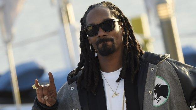 US rapper Snoop Dogg