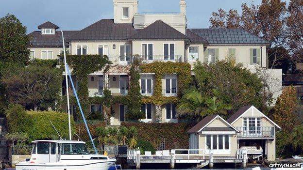 Sydney harbour-front mansion 'Altona' in the prestigious suburb of Point Piper, Sydney on May 2, 2103.