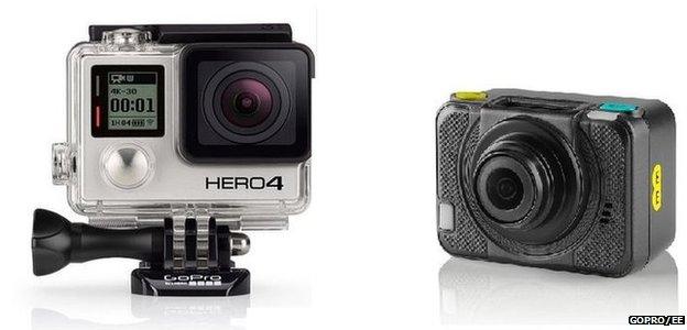 4GEE Action Cam and GoPro Hero4