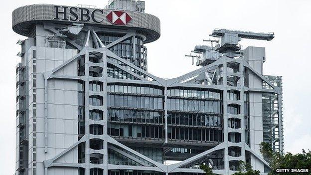 HSBC's headquarters in Hong Kong