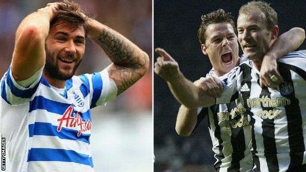 Charlie Austin and Alan Shearer