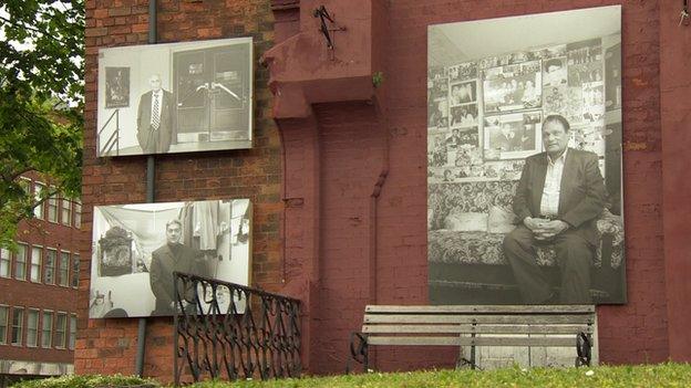 Photographs celebrating document the social history of migrant communities being exhibited on the streets of Birmingham