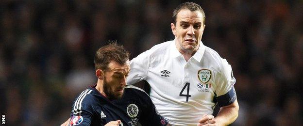 Steven Fletcher and John O'Shea