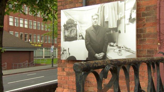 Photographs celebrating document the social history of migrant communities being exhibited on the streets of Birmingham