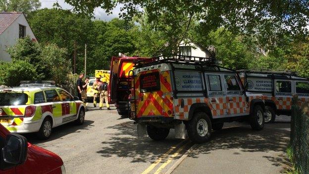 Llanberis mountain rescue team's 4x4s