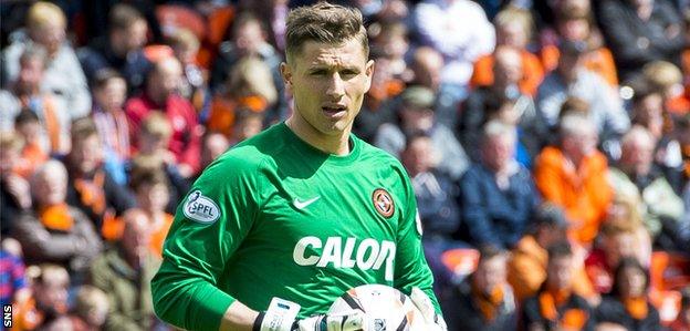 Dundee United goalkeeper Radoslaw Cierzniak