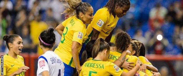 Brazil celebrate