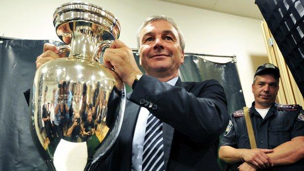 David Taylor with the European Championship trophy