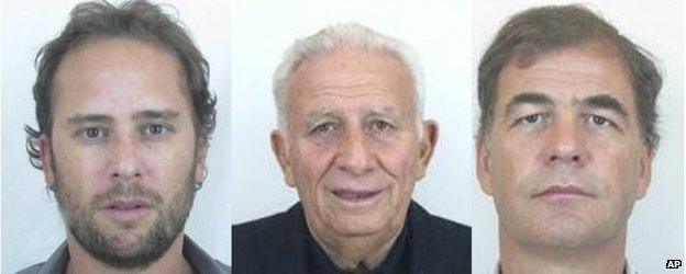 From left to right: Mariano Jinkis, Hugo Jinkis and Alejandro Burzaco