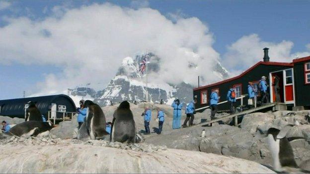 Part of the job will include counting the area's penguins.