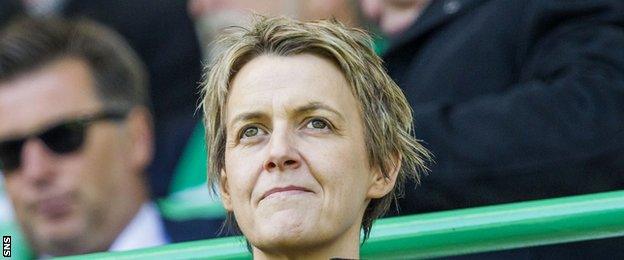 Hibernian chief executive Leeanne Dempster