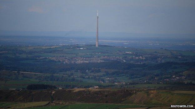 Emley Moor transmitter