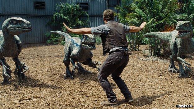 Chris Pratt in Jurassic World