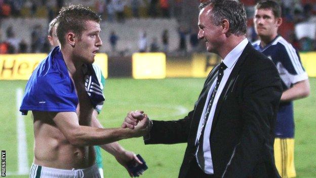 Steven Davis was installed as captain by NI manager Michael O'Neill following his appointment in 2012