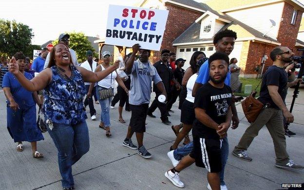 Protest in McKinney