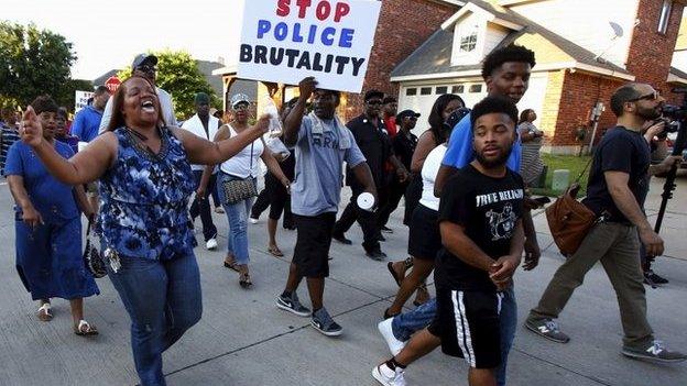 Protest in McKinney