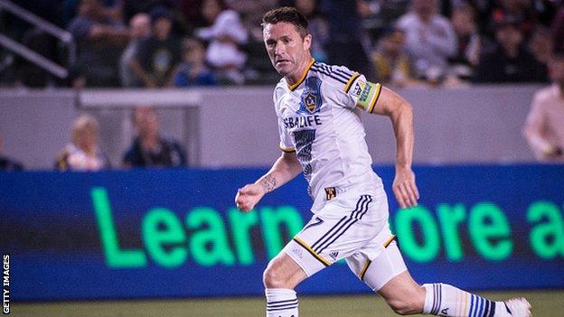 LA Galaxy striker Robbie Keane