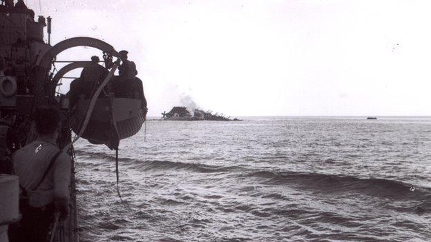 Lancastria sinking