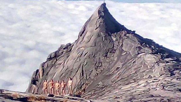 The group on Mount Kinabalu