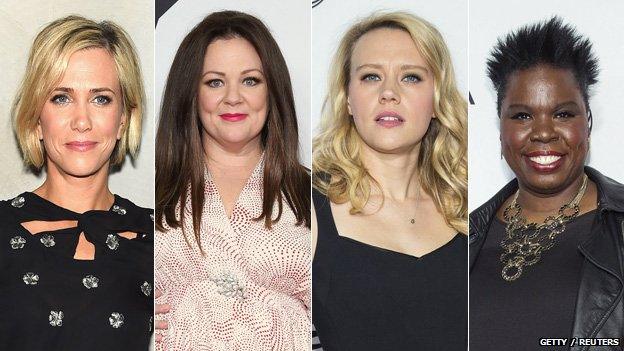 Kristen Wiig, Melissa McCarthy, Kate McKinnon, Leslie Jones