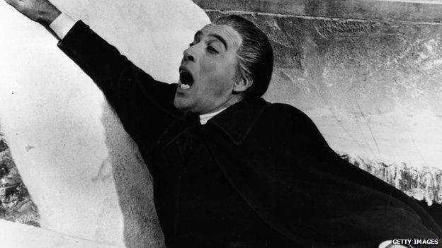 Christopher Lee in Dracula