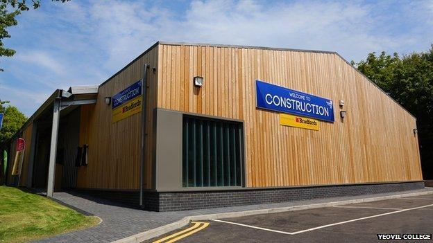 Yeovil College's new construction skills centre