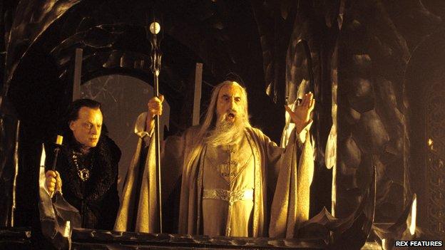 Christopher Lee in Lord of the Rings